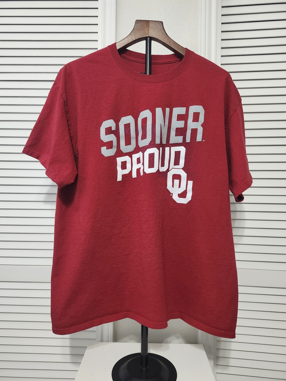 Russell Athletic Red OU "Sooner Proud" Graphic Tee